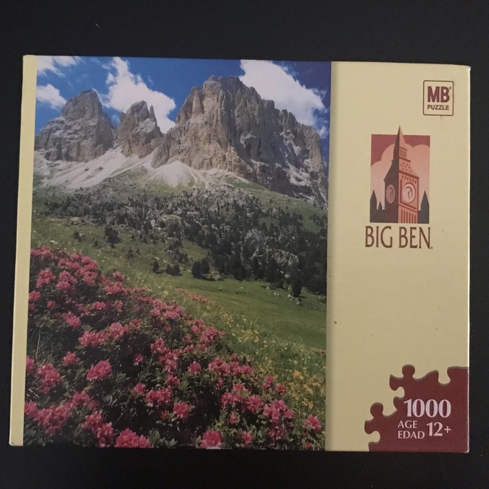 Big Ben Hasbro 1000 Piece Jigsaw Puzzle Dolomites, Italy - NEW, Sealed